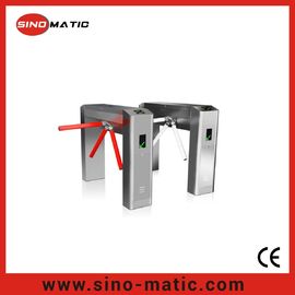 Stainless Steel Waist Height Full Automatic Access Control Turnstile Gate